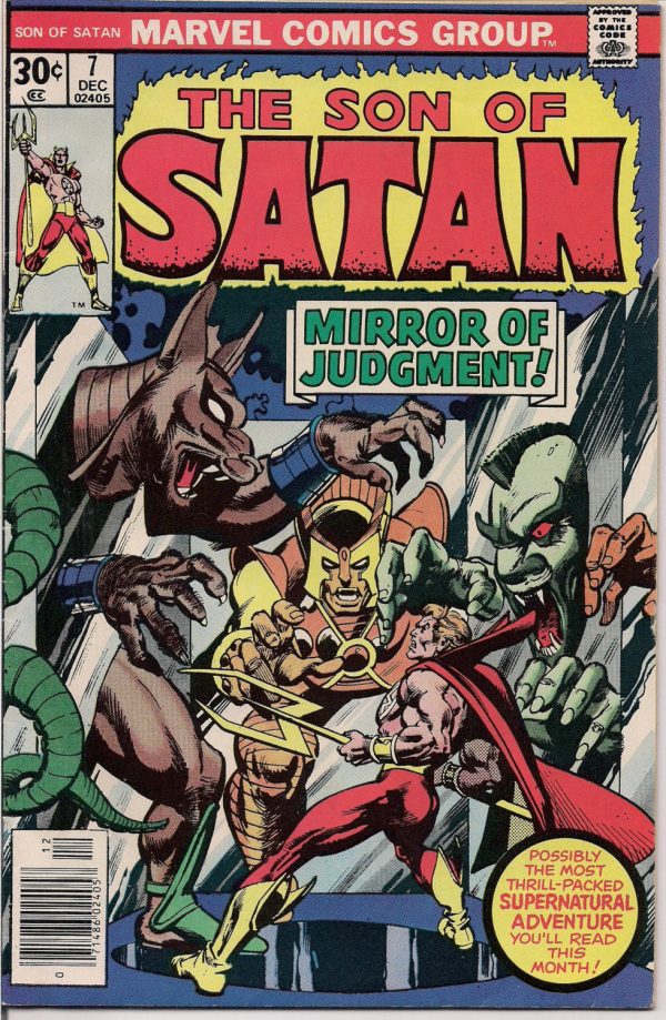 Marvel Comics SON of SATAN #7  Begining of the End of this Satanist Supernatural Comic Action by John Warner Sonny Trinidad on Sale