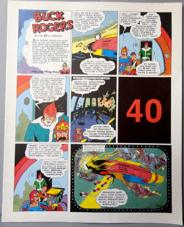 BUCK ROGERS In the 25th Century Vol 40 #469-480 Calkins Phil Nowlan Science Fiction Fantasy Sunday Color Comic Strip Reprint For Sale