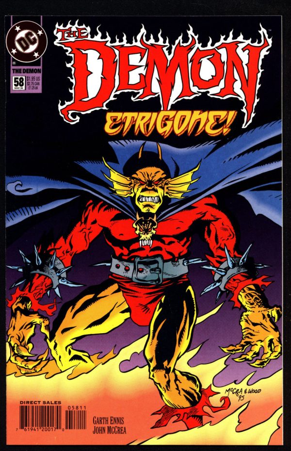 DC Comics THE DEMON #58 Garth Ennis John McCrea Horror Supernatural SuperHero Comic-Book Online