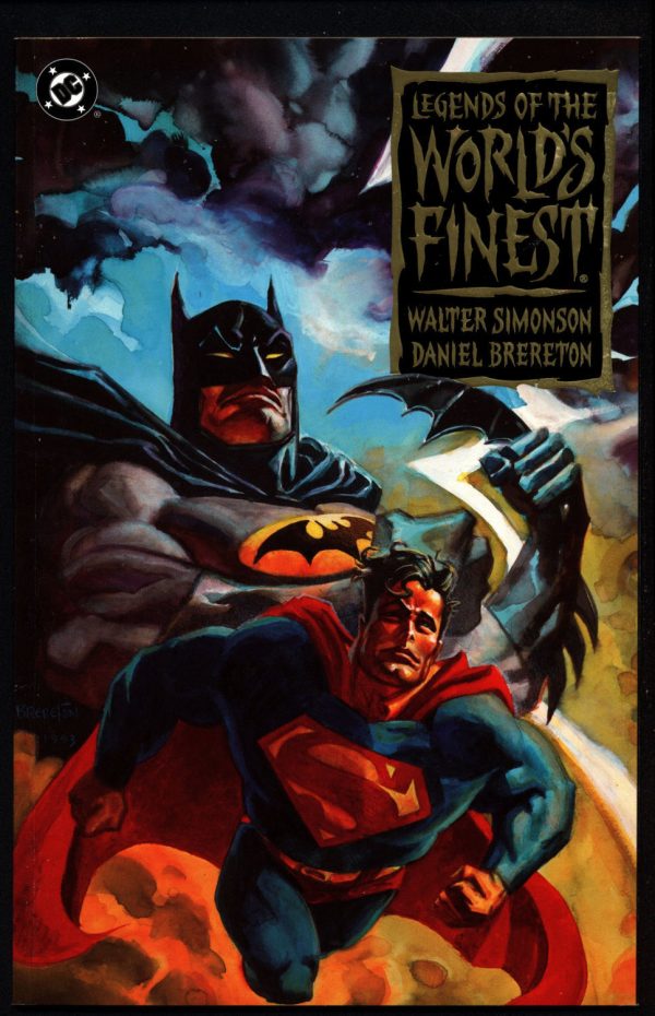 DC Comics BATMAN SUPERMAN Legends of the World s Finest #1 Walter Simonson Daniel Brereton Painted Graphic Novel Comic Book Man-Bat Two Face For Sale