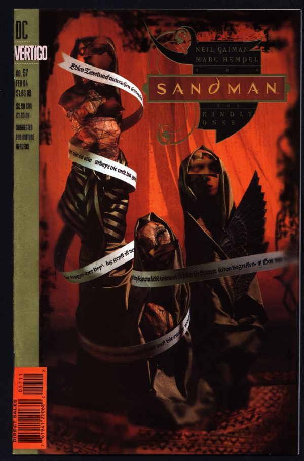 DC Comics Vertigo Press SANDMAN #57 Neil GAIMAN American Freak Supernatural Magic Gothic Horror Anti-Super Hero Goth Online Hot Sale