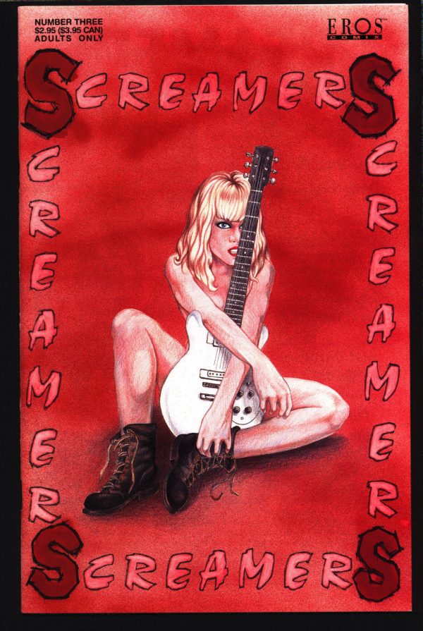 Screamers #3 Tony Fanning Sexy rock-and-roll Pin Up Comic Book Eros Comix Fantagraphics Comic Book Sale