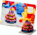 BRIXIES Postcard Birthday Cake Online